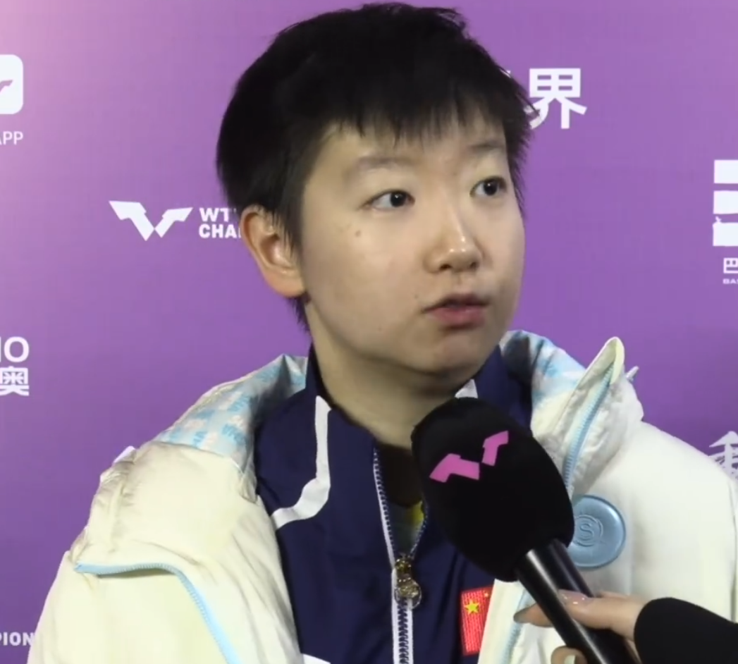 九游网页版-孙颖莎3-0朱芊曦WTT官方采访！回应二三局胶着，谈目标很谦逊！
